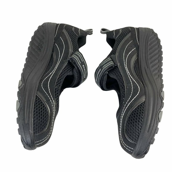 Skechers Shape Ups Black Mary Jane Walking Exercise Sneakers 8.5. - Picture 4 of 8
